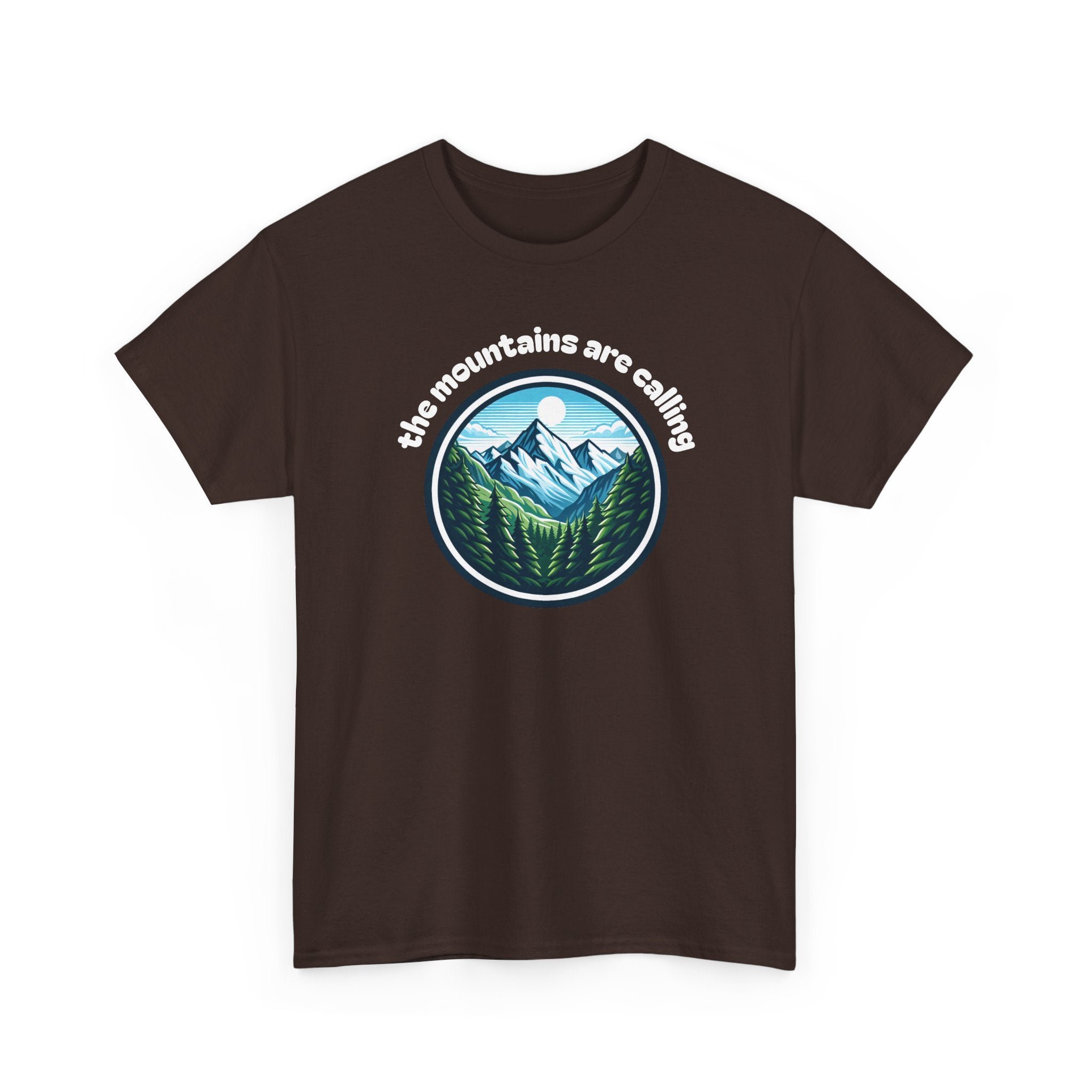 Mountains Are Calling T-Shirt — Scenic Hiking Graphic Tee