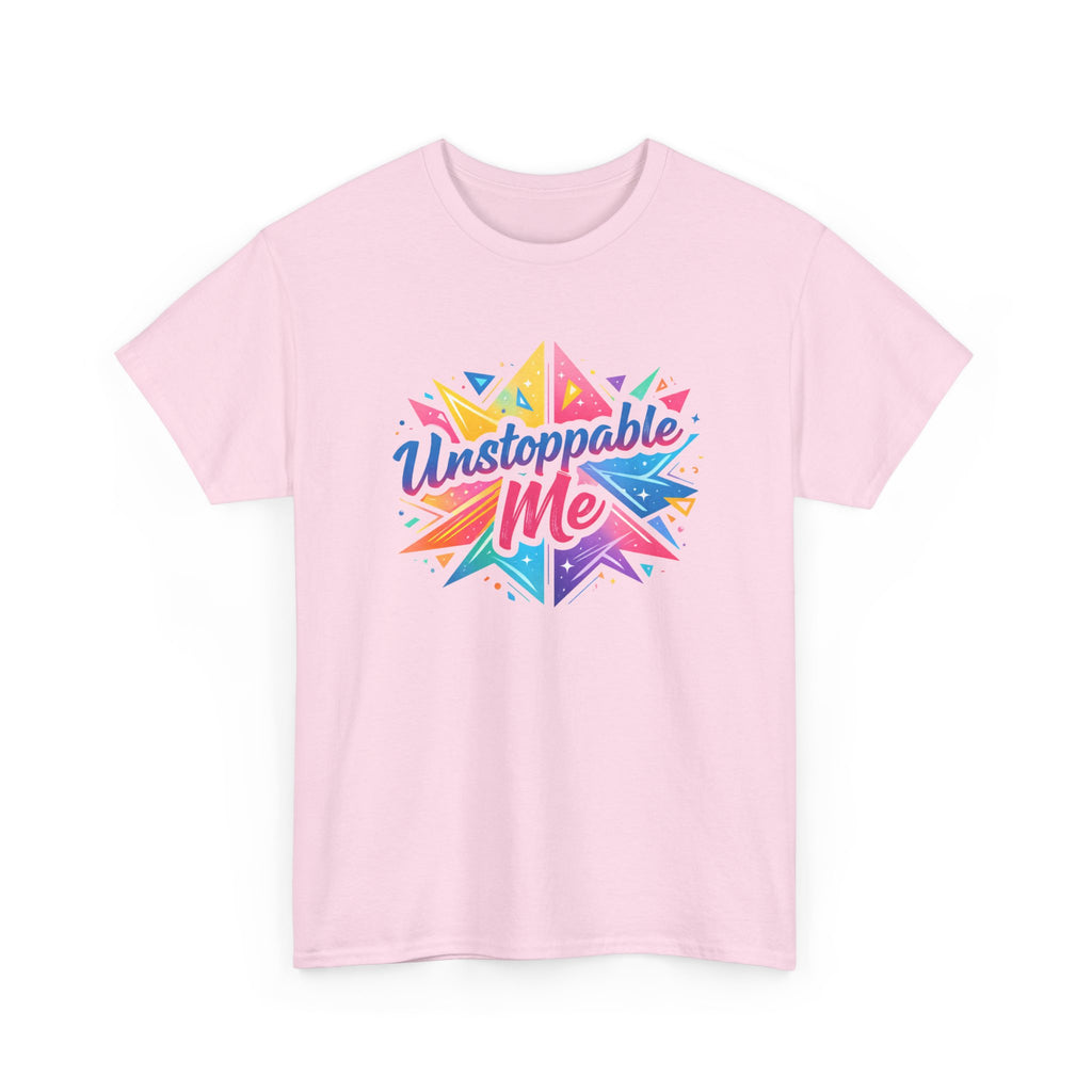 Unstoppable Me T-Shirt — Colorful Motivational Graphic Tee
