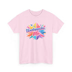 Unstoppable Me T-Shirt — Colorful Motivational Graphic Tee