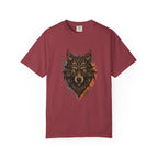 Wolf Head Graphic T-Shirt — Intricate Tribal Wolf Art Tee