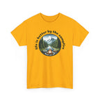 Campfire T-Shirt — "Life Is Better by the Campfire" Scenic Outdoor Tee