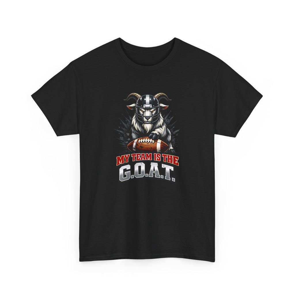GOAT Football Tee - "My Team Is The GOAT" Graphic T-Shirt