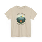 Hike More Worry Less T-Shirt — Nature Hiking Graphic Tee