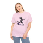 Girls Soccer Silhouette T-Shirt – Soccer Player Graphic Tee