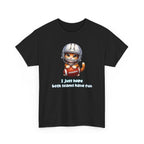 Cute Cat Football T-Shirt — "I just hope both teams have fun"