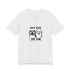 You're Weird I Like That T‑Shirt — Cute Pug Illustration Tee
