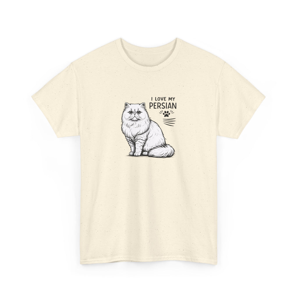 Persian Cat T-Shirt — "I Love My Persian" Tee