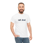 Cat Dad T‑Shirt — Minimalist Funny Cat Lover Tee