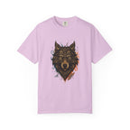 Wolf Head Graphic T-Shirt — Intricate Tribal Wolf Art Tee