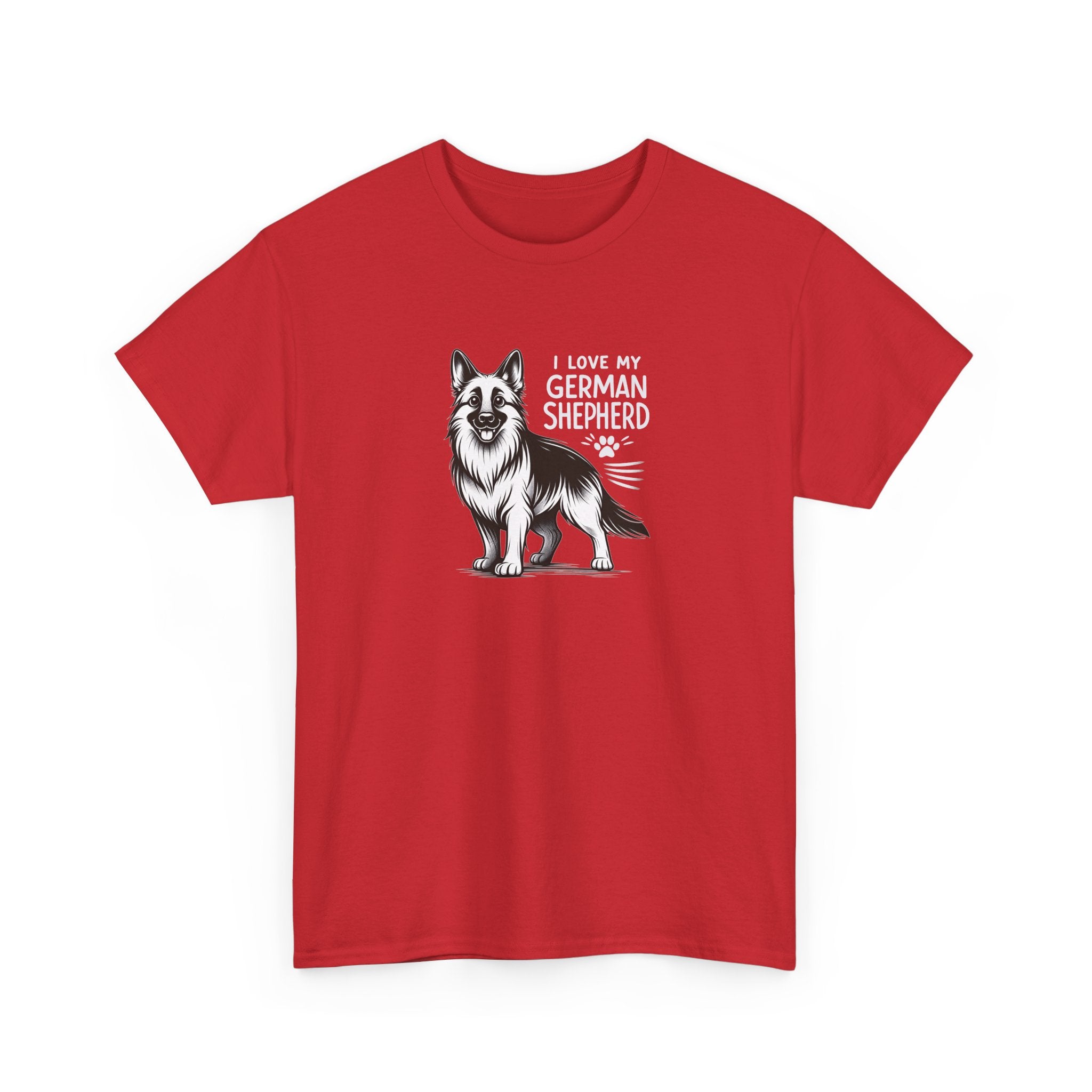I Love My German Shepherd T-Shirt — Cute German Shepherd Dog Tee for Dog Lovers