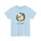 Aloha Beach T-Shirt — Tropical Palm Island Graphic Tee