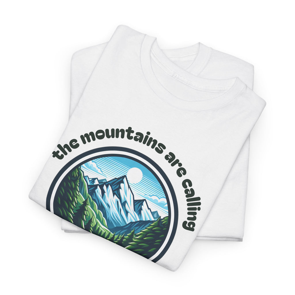Mountains Are Calling T-Shirt — Scenic Hiking Graphic Tee