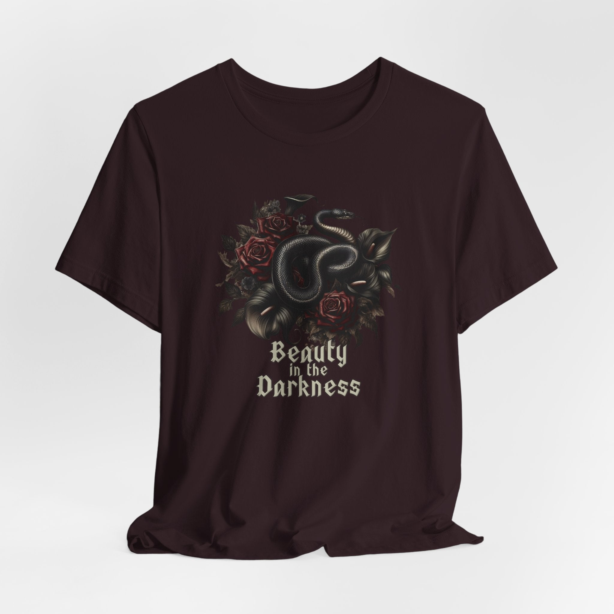 Snake Floral T-Shirt — Beauty in the Darkness Graphic Tee