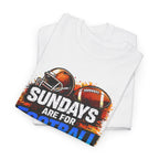 Sundays Are for Football T-Shirt — Football Fan Graphic Tee