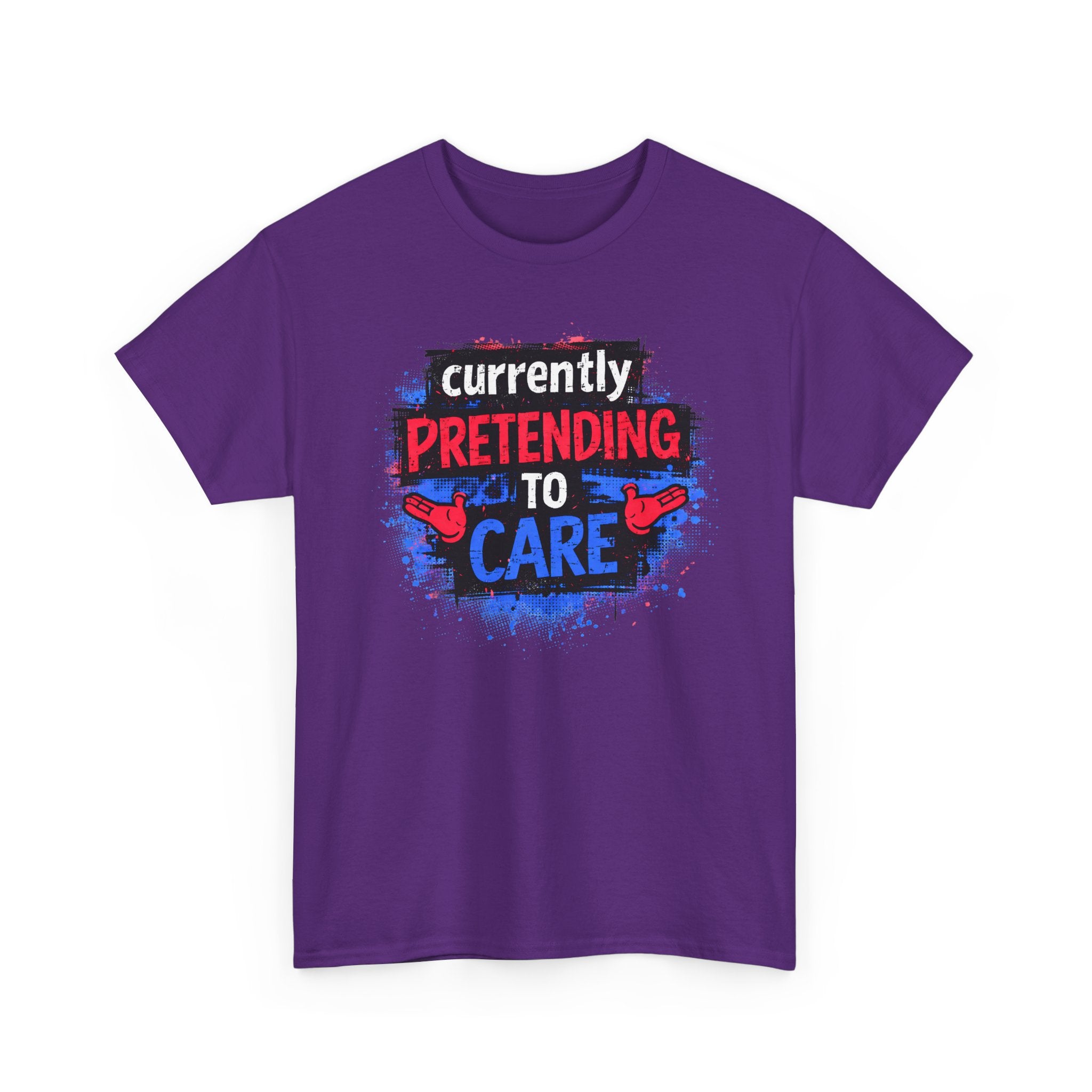 Currently Pretending to Care Funny Sarcastic T-Shirt