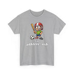 "I'm Athlete-ish" Sports Cartoon T-Shirt — Funny Sports Fan Graphic Tee