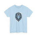 Tiger T-Shirt — Intricate Blue And White Tiger Graphic Tee