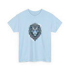Tiger T-Shirt — Intricate Blue And White Tiger Graphic Tee