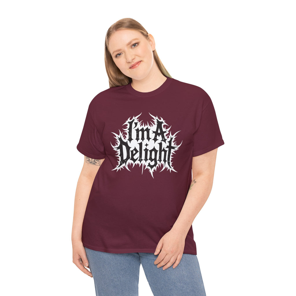 Gothic "I'm A Delight" Graphic Tee
