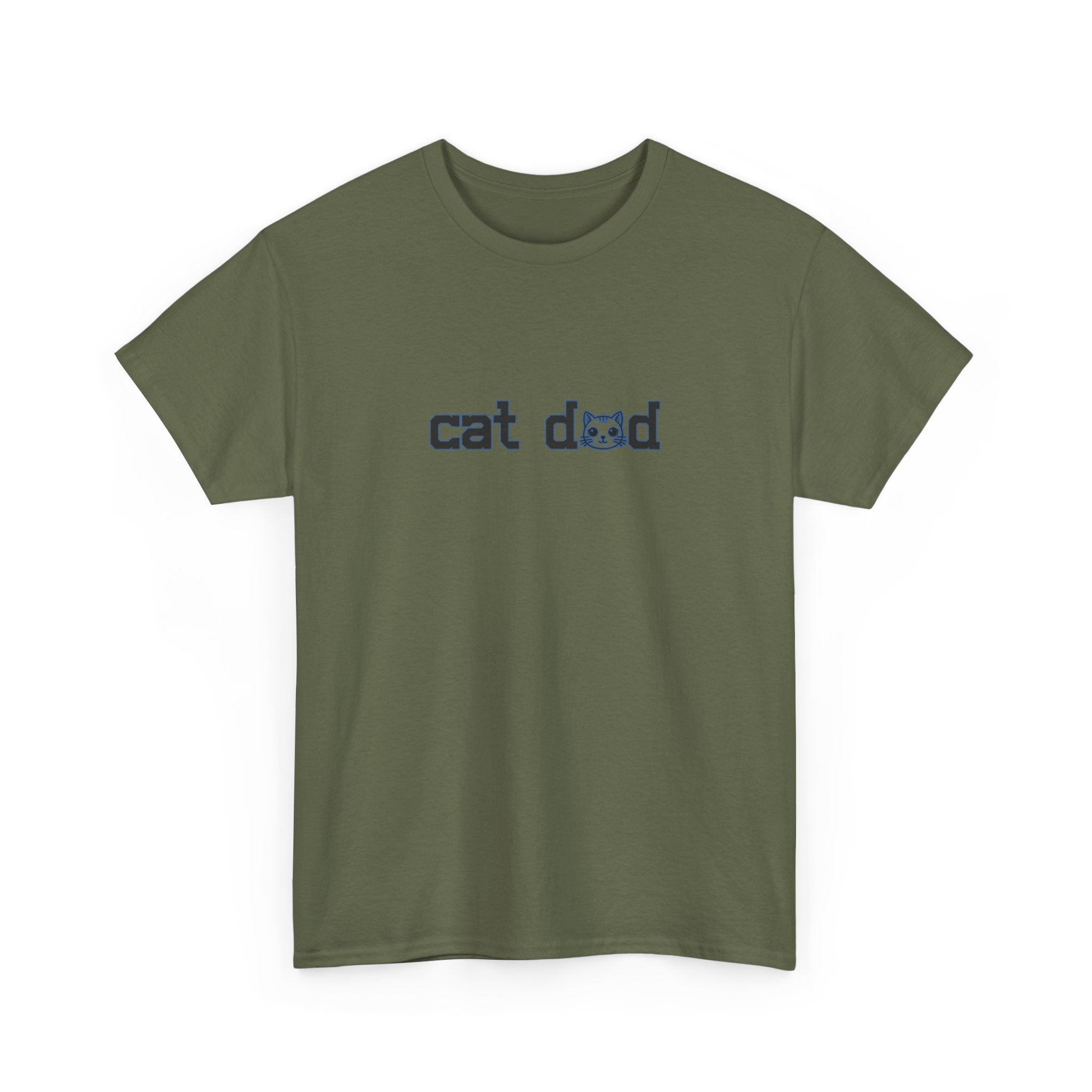 Cat Dad T‑Shirt — Minimalist Funny Cat Lover Tee