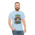 Ocean Dreams T‑Shirt — Tropical Sunset Sea Turtle Graphic Tee