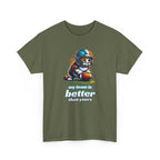 Football Fan T-Shirt — My Team Is Better Than Yours Football Cat Tee