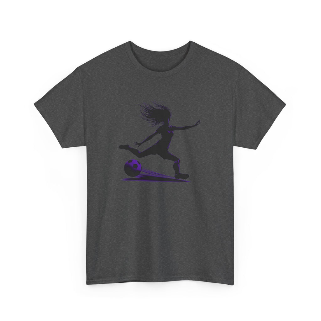 Girls Soccer Silhouette T-Shirt – Soccer Player Graphic Tee