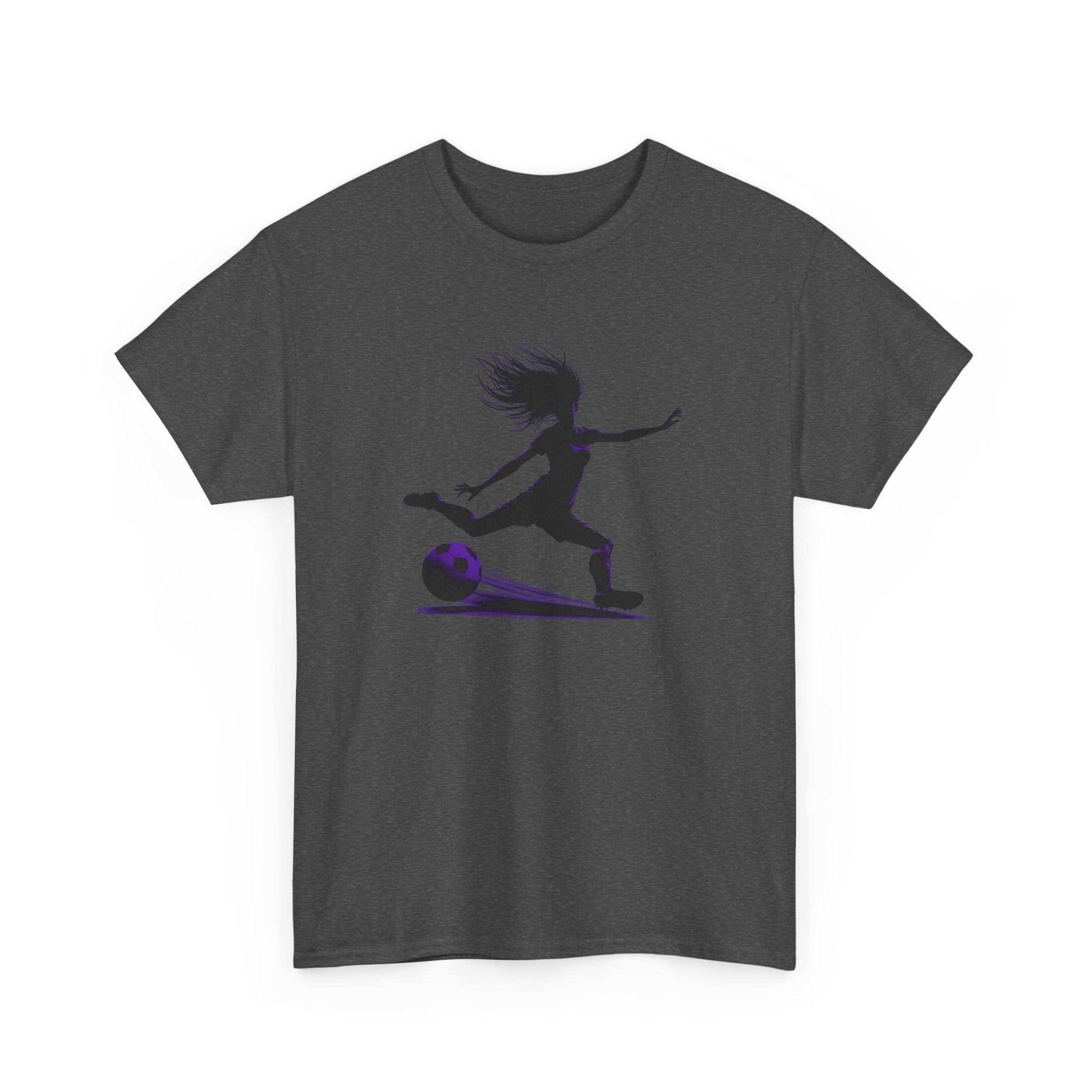 Girls Soccer Silhouette T-Shirt – Soccer Player Graphic Tee