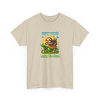 Slow Down Turtle Sloth & Snail V-Neck Tee — "Enjoy Life a Little" Relaxed Graphic Shirt