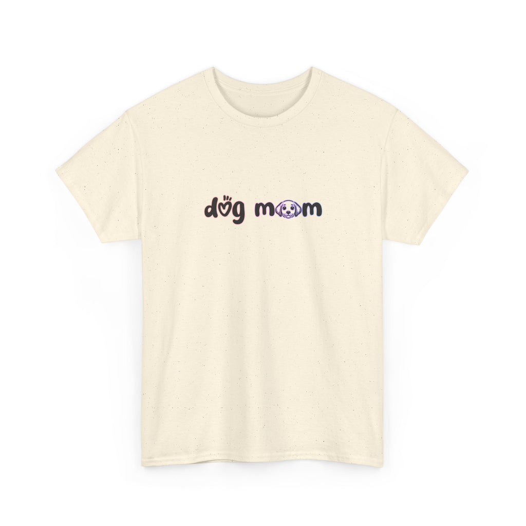 Dog Mom T‑Shirt — Cute Paw Print Graphic Tee for Pet Lovers