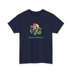 T‑Shirt — Cute Bird with Binoculars "Human Watching" Graphic Tee