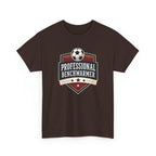 Professional Benchwarmer Soccer T-Shirt Funny Sports Tee