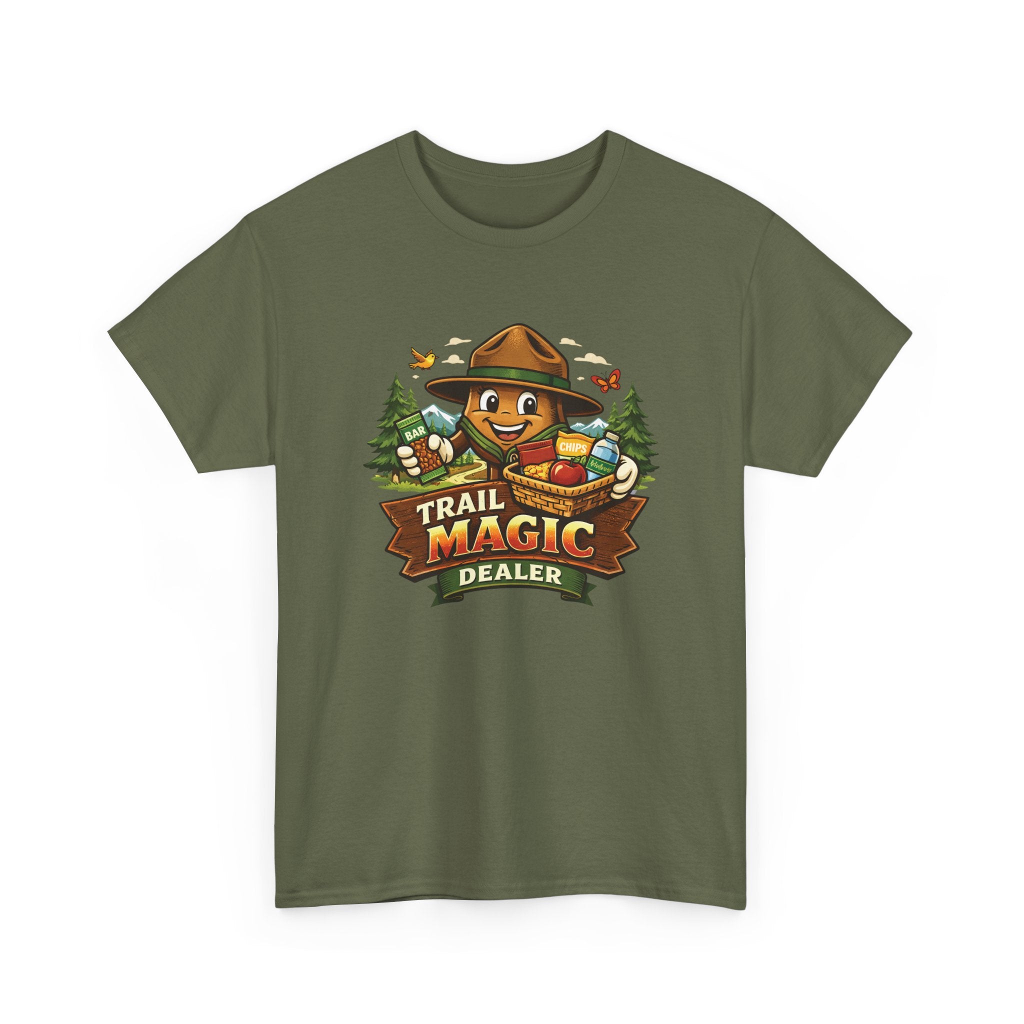 Trail Magic Dealer T-Shirt — Hiker Trail Snack Camping Tee