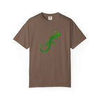 Green Gecko Graphic T-Shirt — Nature Lizard Shirt