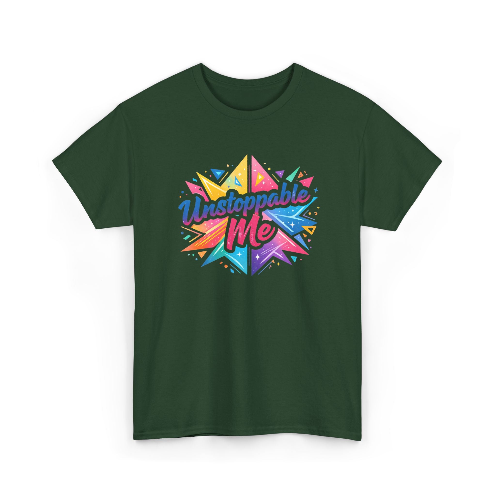 Unstoppable Me T-Shirt — Colorful Motivational Graphic Tee