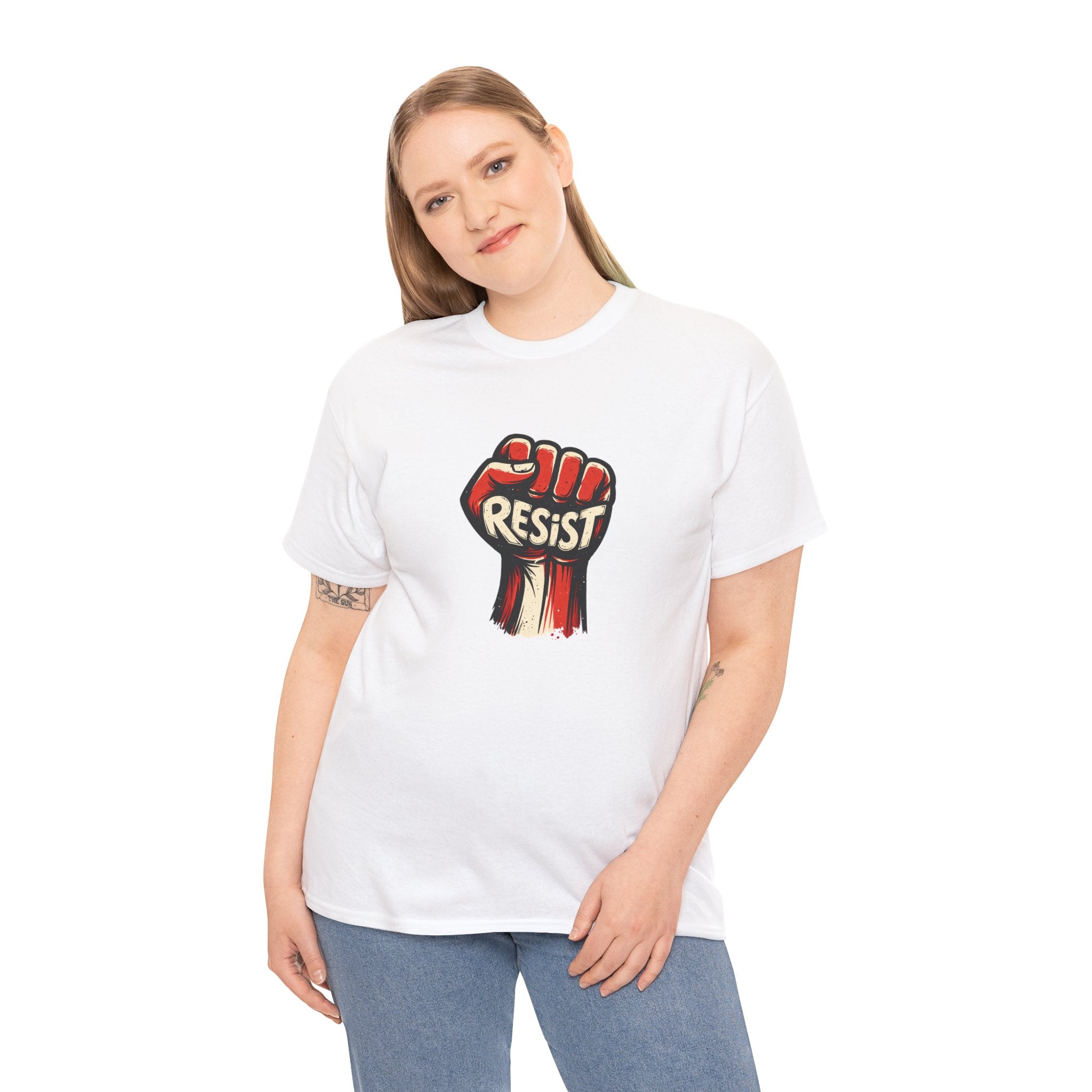 Resist Fist T‑Shirt — Bold Protest Graphic Tee