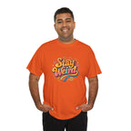 Stay Weird T-Shirt — Retro Rainbow Graphic Tee