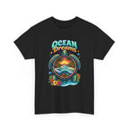 Ocean Dreams T‑Shirt — Tropical Sunset Sea Turtle Graphic Tee