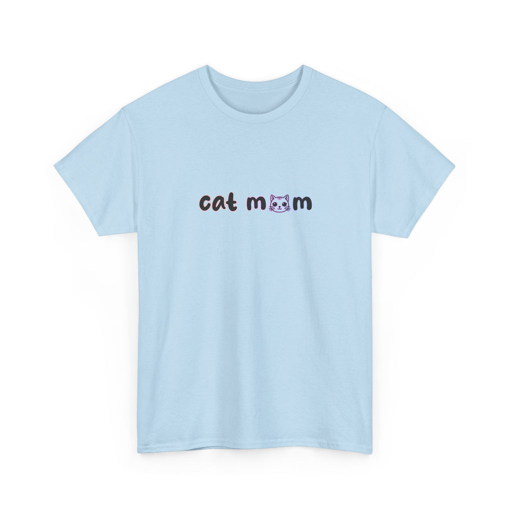 Cat Mom T-Shirt — Cute Minimalist Cat Mom Tee