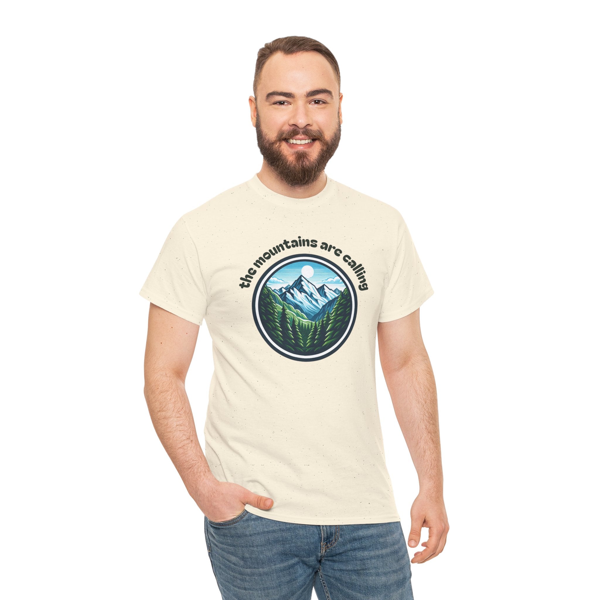 Mountains Are Calling T-Shirt — Scenic Hiking Graphic Tee