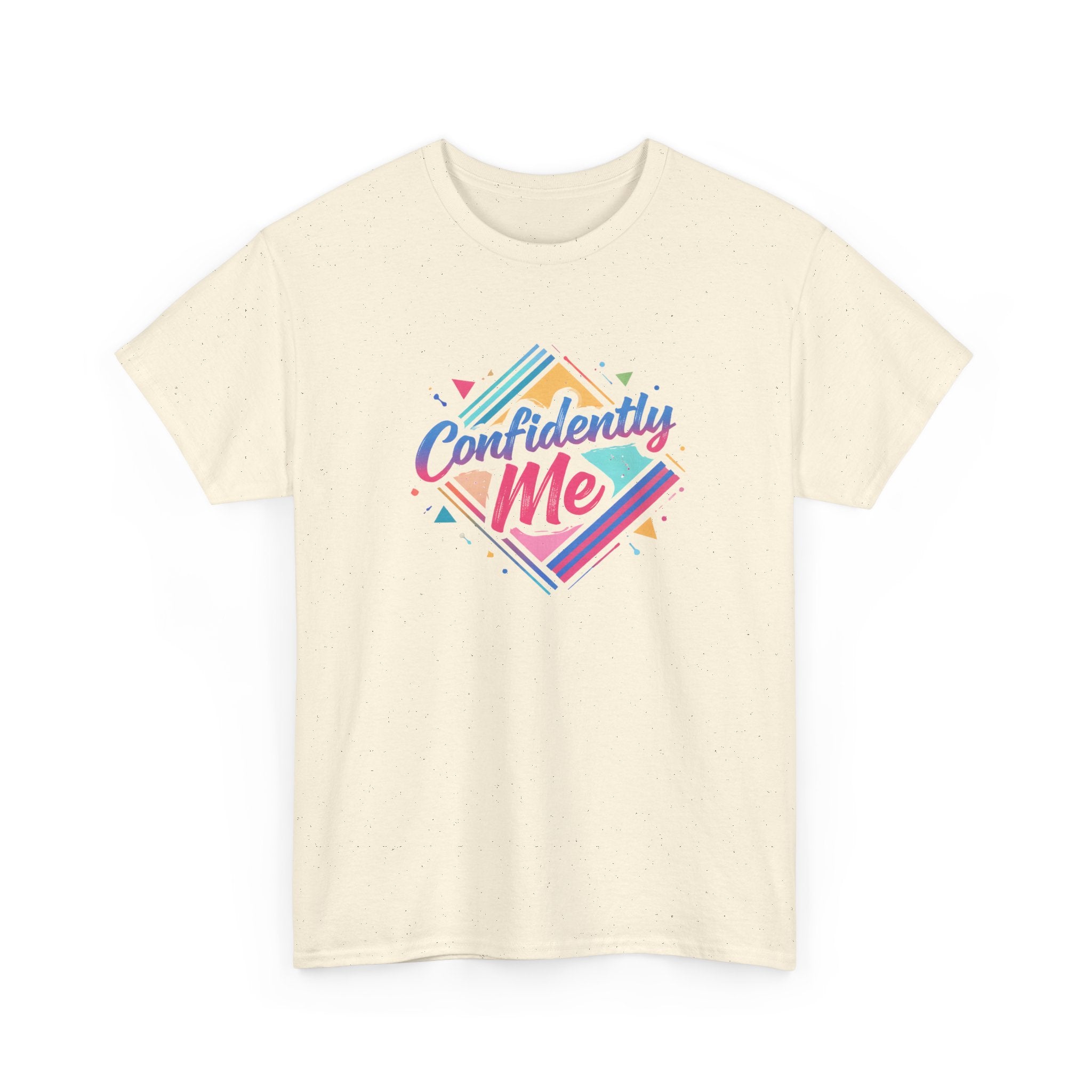 Confidently Me Tee — Retro Pastel Self-Love Graphic T-Shirt
