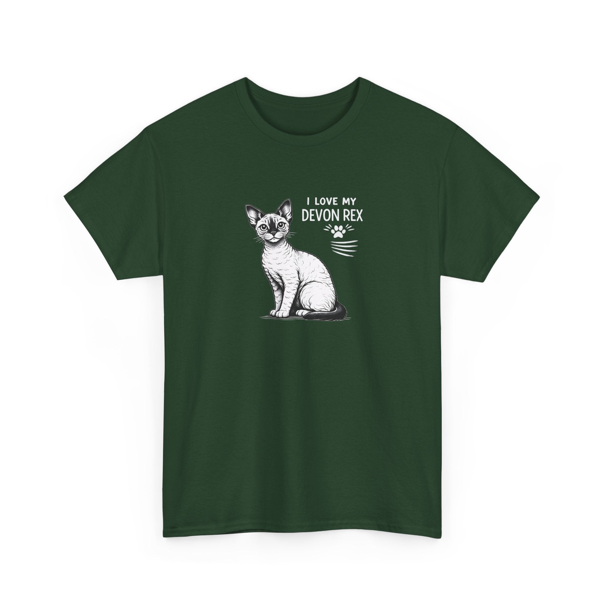 Devon Rex Cat T-Shirt — I Love My Devon Rex Graphic Tee