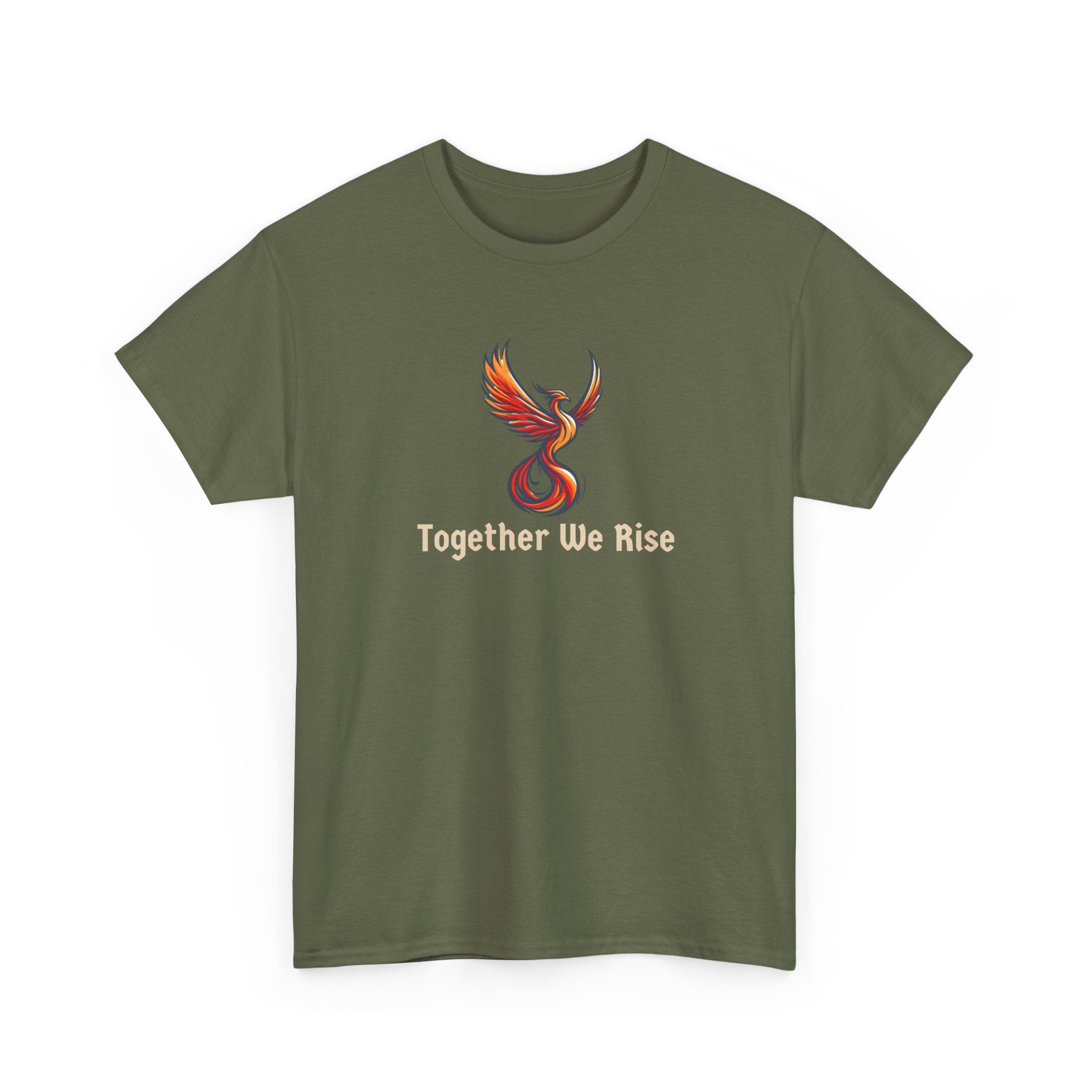 Phoenix Rising T‑Shirt — "Together We Rise" Inspirational Tee
