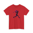 Baseball Batter Silhouette Tee — Women's Baseball Softball T‑Shirt