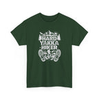 Hard Yakka Hiker T-Shirt — Outdoor Hiking Tee with Mountain Bootprint Design