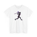Baseball Batter Silhouette Tee — Women's Baseball Softball T‑Shirt