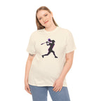 Baseball Batter Silhouette Tee — Women's Baseball Softball T‑Shirt