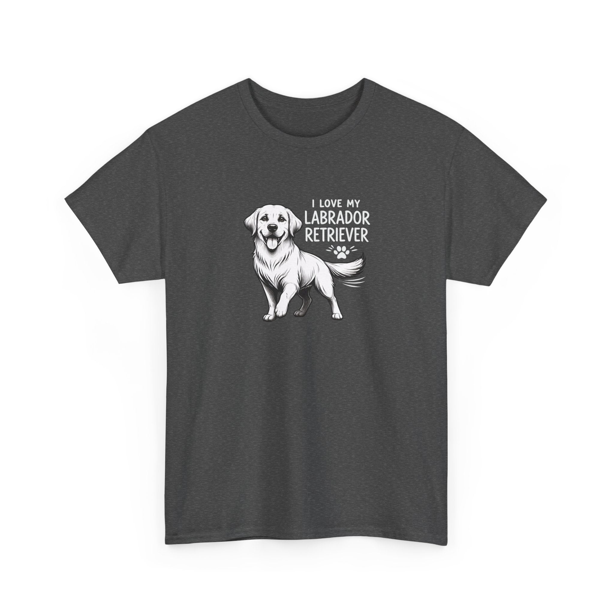 Labrador Retriever T-Shirt — "I Love My Labrador Retriever" Dog Lover Tee