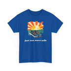 Running Tee — "Just One More Mile" Sunrise Graphic Shirt