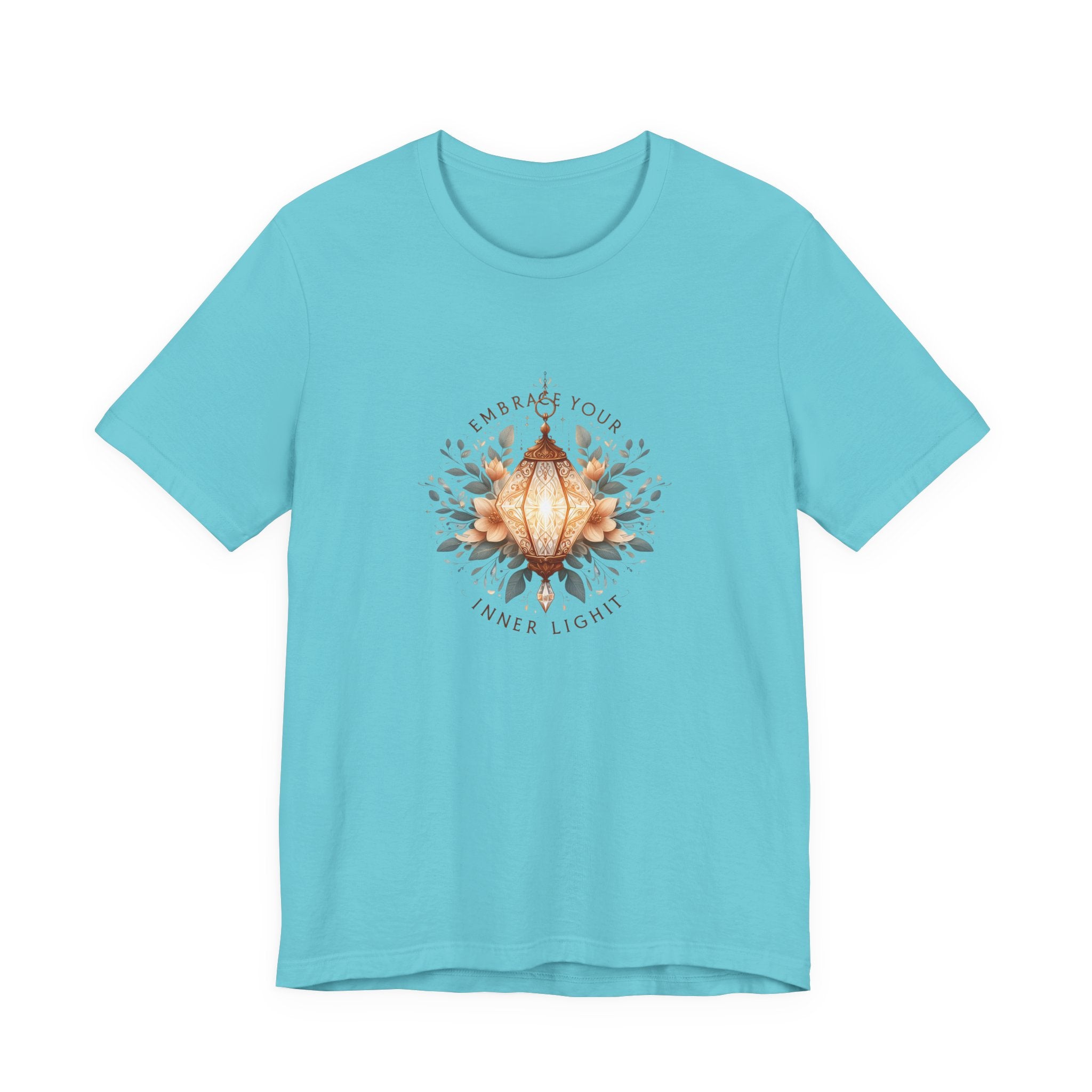 Lotus Lantern Tee — Embrace Your Inner Light Short Sleeve Shirt